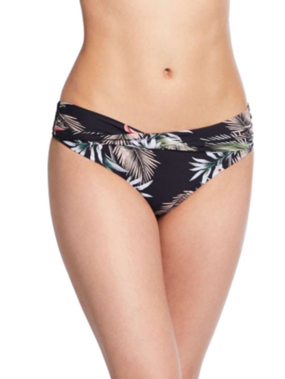 Seafolly Women's Ocean Alley Tropical Twist Band Hipster Swimwear Size US 6 3986